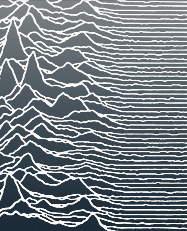 JOY DIVISION - UNKNOWN PLEASURES - Symbios Design Rare Glossy Poster Print