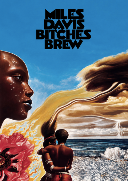 MILES DAVIS - BITCHES BREW - Symbios Design Rare Glossy Poster Print