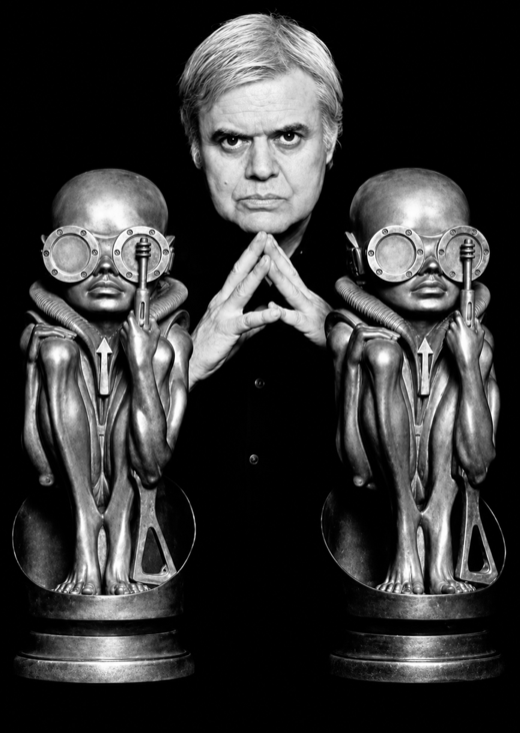 H.R.GIGER - PORTRAIT - Symbios Design Rare Glossy Poster Print
