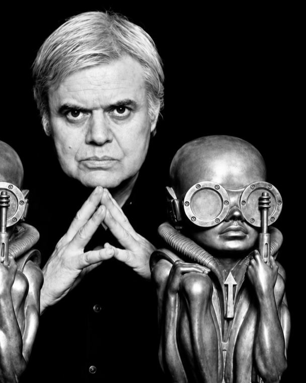 H.R.GIGER - PORTRAIT - Symbios Design Rare Glossy Poster Print