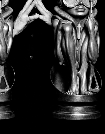 H.R.GIGER - PORTRAIT - Symbios Design Rare Glossy Poster Print