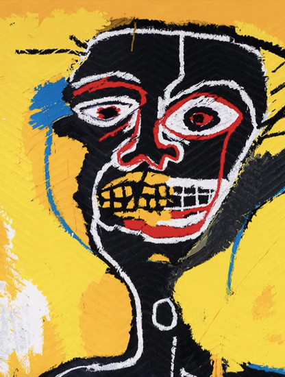 BASQUIAT - CABEZA - Symbios Design Rare Glossy Poster Print