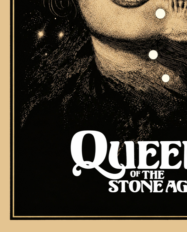 QUEENS OF THE STONE AGE - Symbios Design Rare Glossy Poster Print