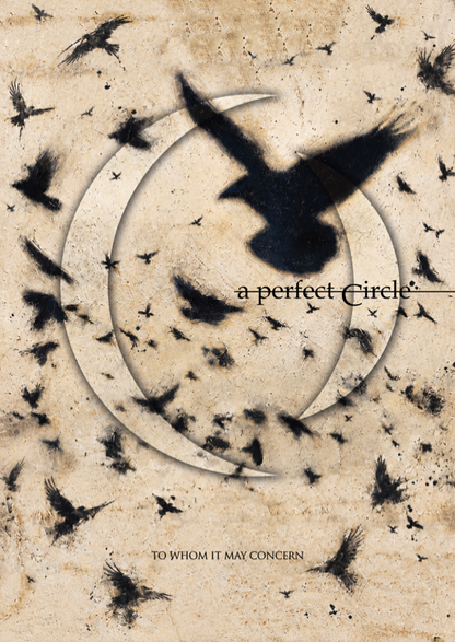 A PERFECT CIRCLE - TO WHOM IT MAY CONCERN - Symbios Design Rare Glossy Poster Print