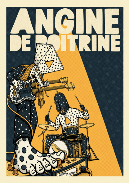 ANGINE DE POITRINE II - Symbios Design Rare Glossy Poster Print