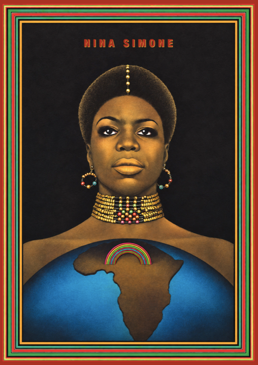 NINA SIMONE - Symbios Design Rare Glossy Poster Print
