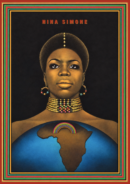 NINA SIMONE - Symbios Design Rare Glossy Poster Print