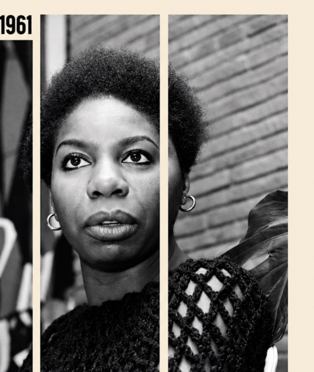 NINA SIMONE - APOLLO THEATRE - Symbios Design Rare Glossy Poster Print