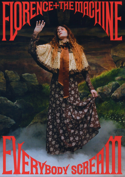 Florence and the Machine - Everybody Scream - Music Poster,  Music Decor, Band Memorabilia, Music Lover Gift