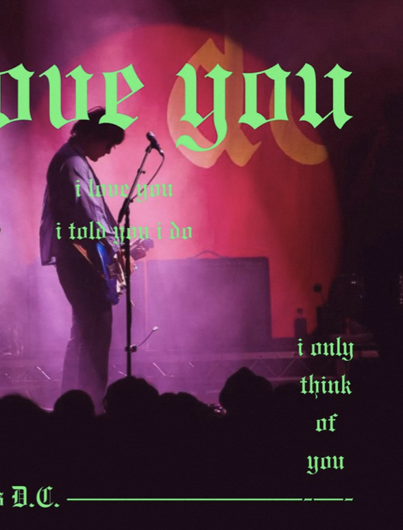 FONTAINES DC - I love you  - Music Poster,  Music Decor, Band Memorabilia, Music Lover Gift