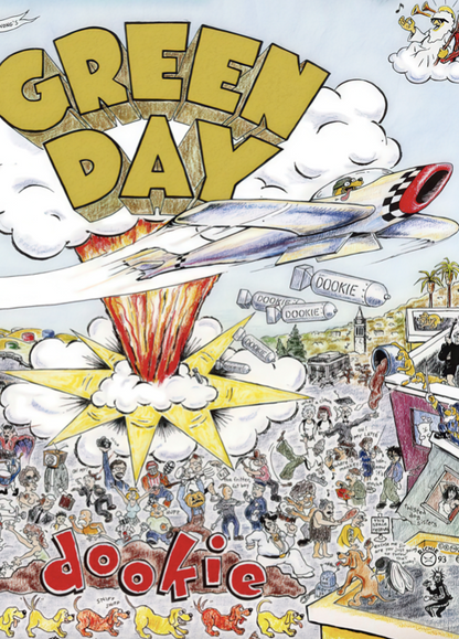 Green Day - Dookie  - Music Poster,  Music Decor, Band Memorabilia, Music Lover Gift