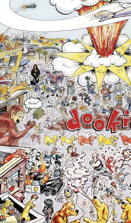Green Day - Dookie  - Music Poster,  Music Decor, Band Memorabilia, Music Lover Gift