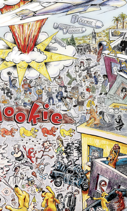 Green Day - Dookie  - Music Poster,  Music Decor, Band Memorabilia, Music Lover Gift