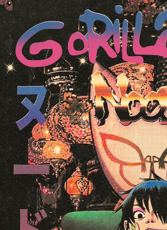 Gorillaz - Noodle Anime Character Poster | Band Art Wall Print
