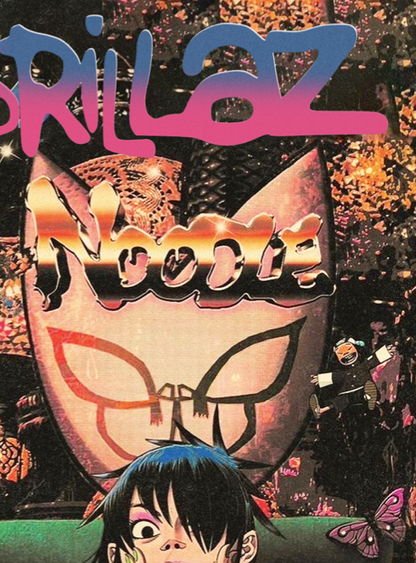 Gorillaz - Noodle Anime Character Poster | Band Art Wall Print
