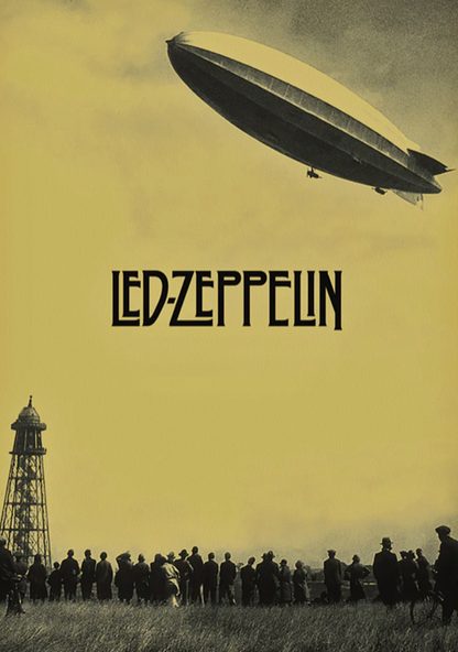 LED ZEPPELIN  - Music Poster,  Music Decor, Band Memorabilia, Music Lover Gift