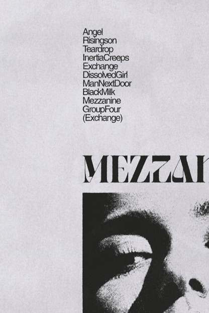 Massive Attack - Mezzanine  - Music Poster,  Music Decor, Band Memorabilia, Music Lover Gift