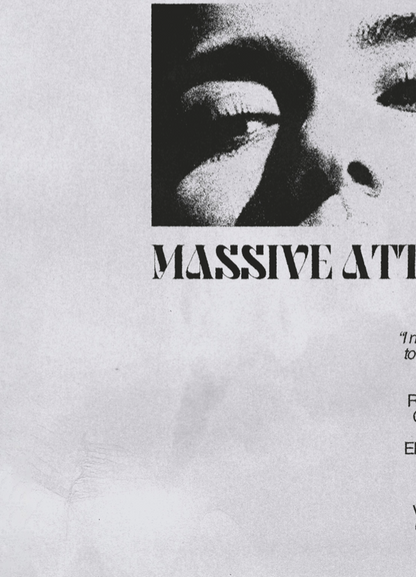 Massive Attack - Mezzanine  - Music Poster,  Music Decor, Band Memorabilia, Music Lover Gift