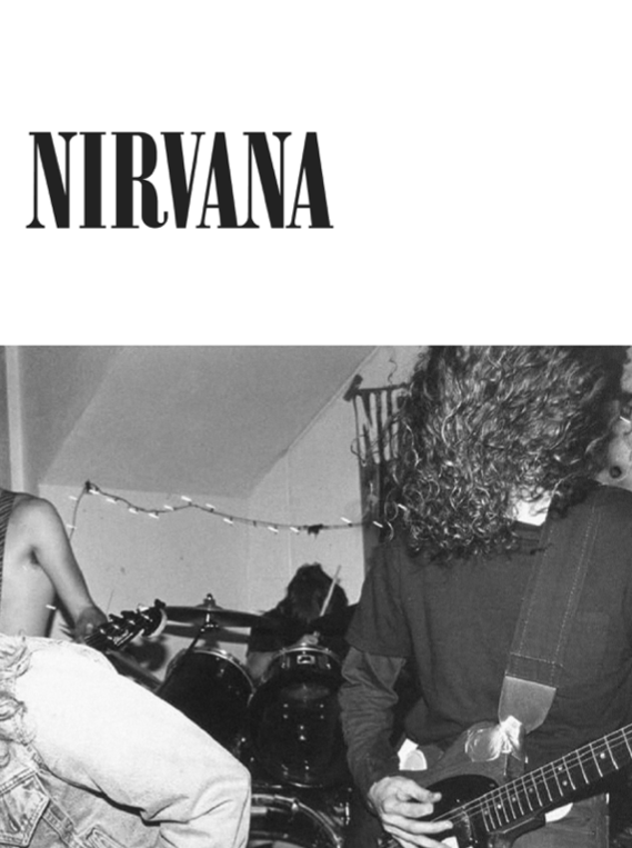 Nirvana - Bleach Negative - Rare Music Poster,  Music Decor, Band Memorabilia, Music Lover Gift