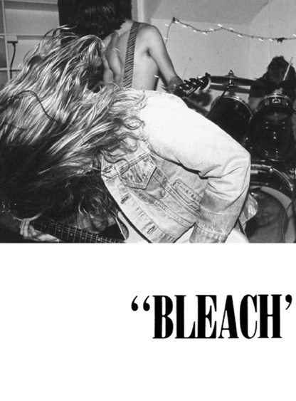 Nirvana - Bleach Negative - Rare Music Poster,  Music Decor, Band Memorabilia, Music Lover Gift