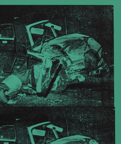 Andy Warhol - Green Disaster - Rare Music Poster,  Music Decor, Band Memorabilia, Music Lover Gift