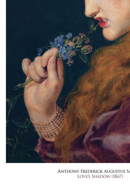 Anthony Frederick Augustus Sandys - Love's Shadow (1867) - Mural Artwork - Decoration - Wall Art