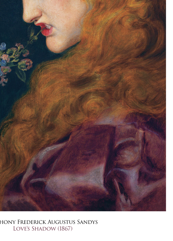 Anthony Frederick Augustus Sandys - Love's Shadow (1867) - Mural Artwork - Decoration - Wall Art