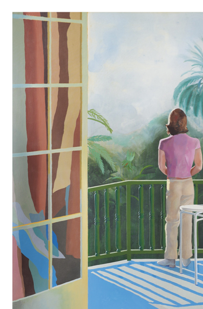David Hockney - Sur la Terrace - Mural Artwork - Decoration - Wall Art