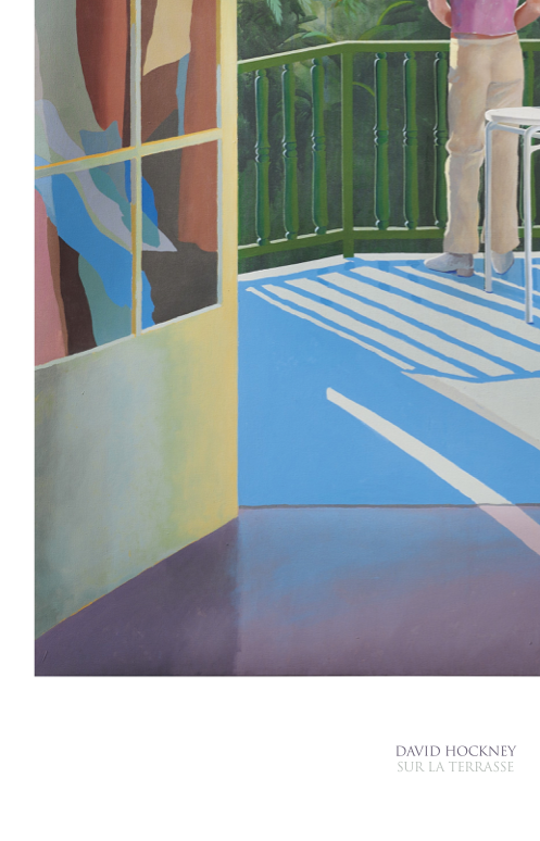 David Hockney - Sur la Terrace - Mural Artwork - Decoration - Wall Art