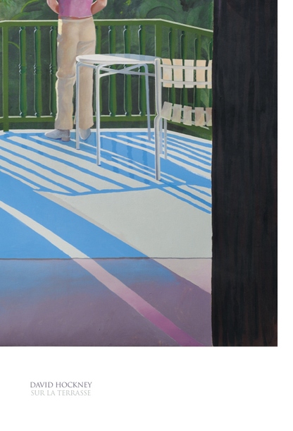 David Hockney - Sur la Terrace - Mural Artwork - Decoration - Wall Art