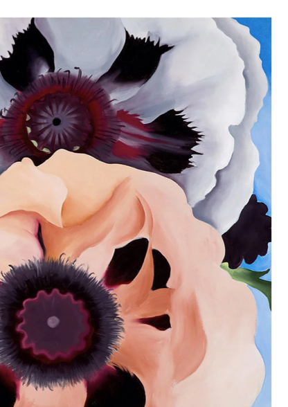 Georgia O'Keeffe - Poppies  - Mural Artwork - Decoration - Wall Art