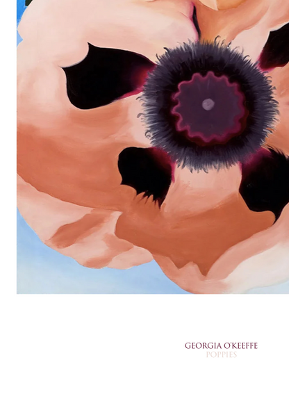 Georgia O'Keeffe - Poppies  - Mural Artwork - Decoration - Wall Art