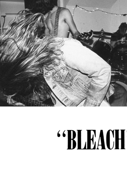 Nirvana - Bleach - Negative Edition  - Rare Music Poster,  Music Decor, Band Memorabilia, Music Lover Gift