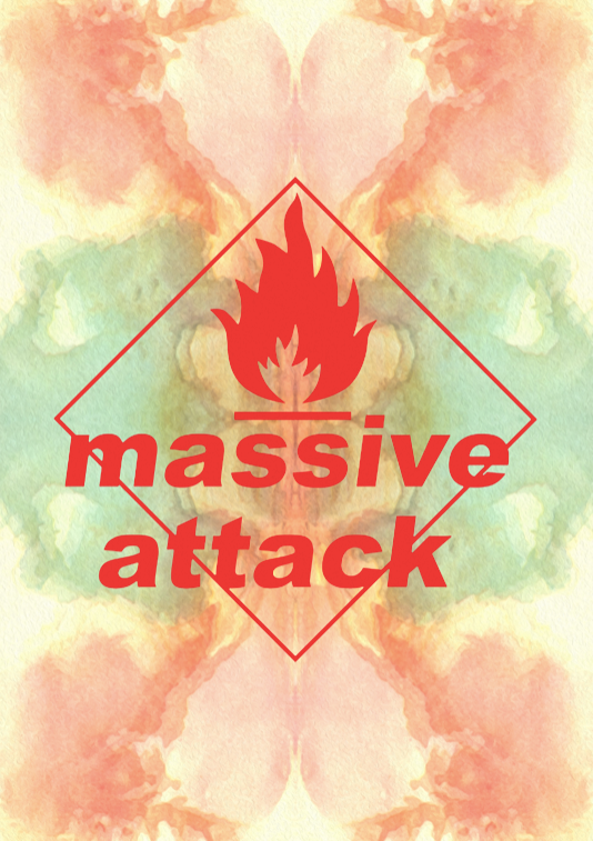 Massive Attack - Rare Music Poster,  Music Decor, Band Memorabilia, Music Lover Gift