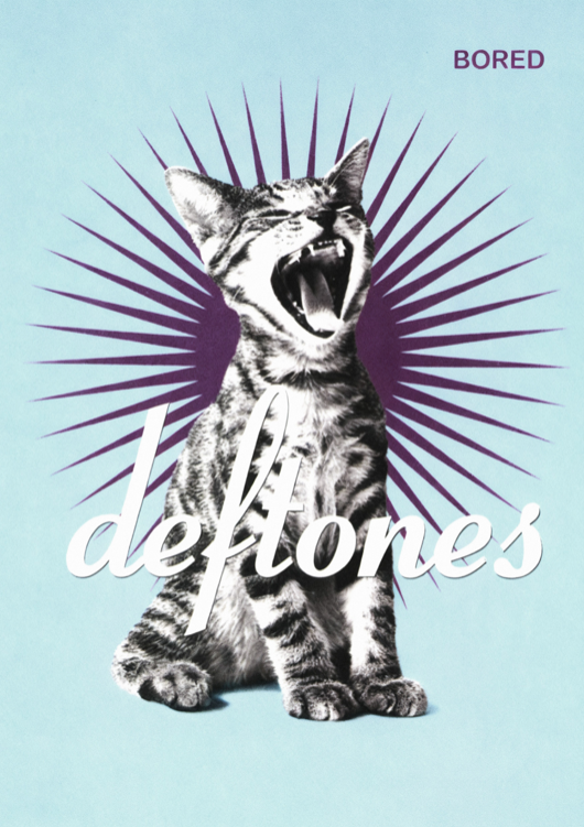 Deftones - Bored - Rare Music Poster,  Music Decor, Band Memorabilia, Music Lover Gift