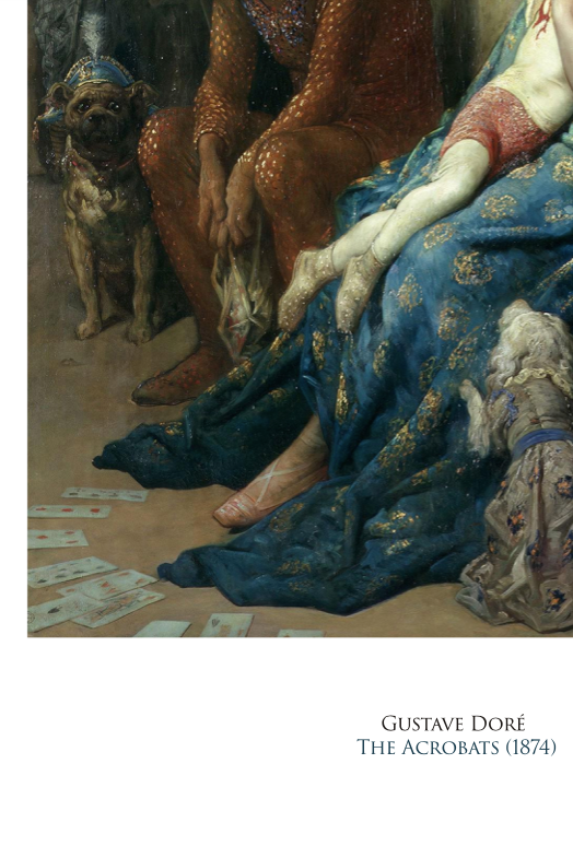 Gustave Doré - The Acrobats - Rare Original Mural Deco - Art Classics