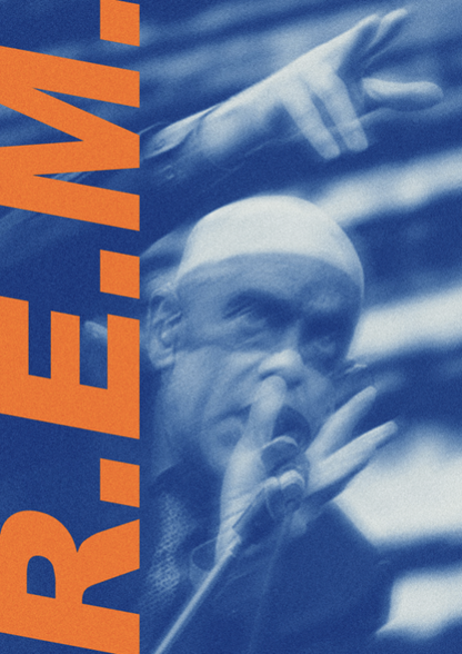 REM - R.E.M. - Memory Mask - Rare Music Poster,  Music Decor, Band Memorabilia, Music Lover Gift