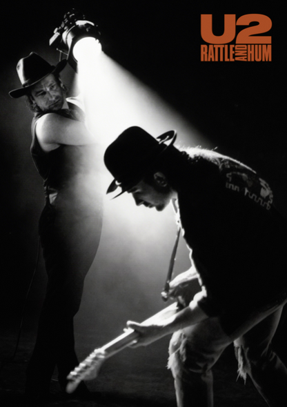 U2 - Rattle & Hum - Rare Music Poster,  Music Decor, Band Memorabilia, Music Lover Gift