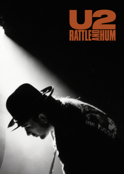 U2 - Rattle & Hum - Rare Music Poster,  Music Decor, Band Memorabilia, Music Lover Gift