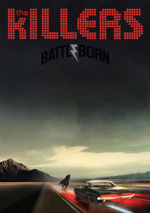 KILLERS - Battle Born - Rare Music Poster,  Music Decor, Band Memorabilia, Music Lover Gift