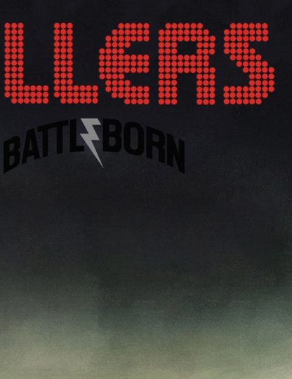 KILLERS - Battle Born - Rare Music Poster,  Music Decor, Band Memorabilia, Music Lover Gift
