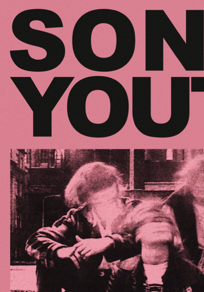 SONIC YOUTH - Rare Music Poster,  Music Decor, Band Memorabilia, Music Lover Gift