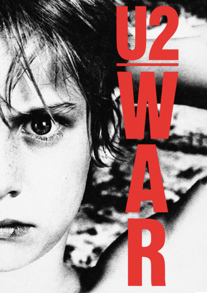 U2 - WAR  - Rare Music Poster,  Music Decor, Band Memorabilia, Music Lover Gift