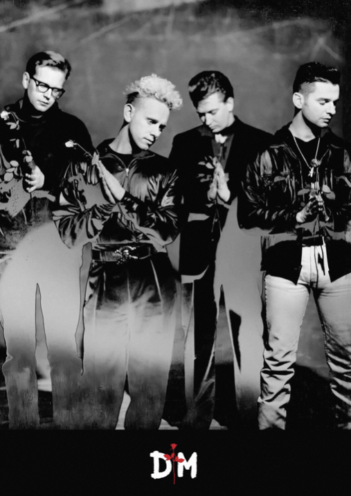 DEPECHE MODE - VIOLATOR- Rare Music Poster,  Music Decor, Band Memorabilia, Music Lover Gift