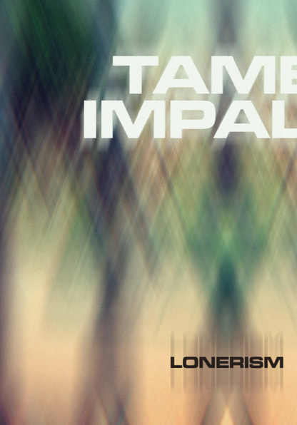 TAME IMPALA - LONERISM - Rare Portrait Music Poster,  Music Decor, Band Memorabilia, Music Lover Gift