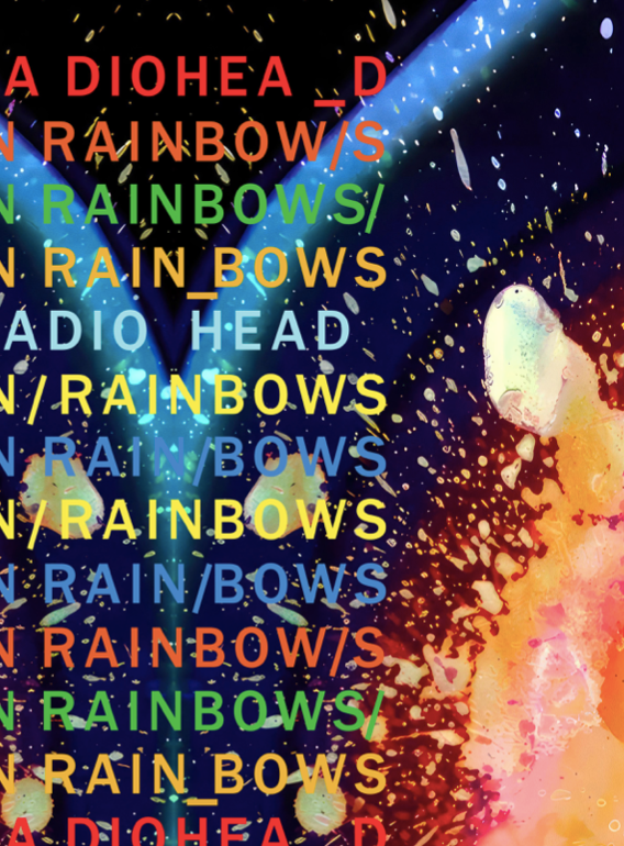 RADIOHEAD - IN RAINBOWS - Rare Portrait Music Poster,  Music Decor, Band Memorabilia, Music Lover Gift