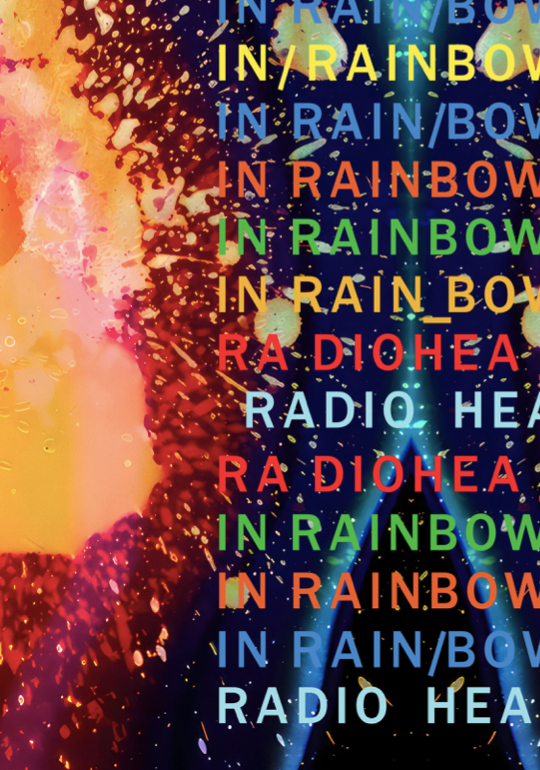 RADIOHEAD - IN RAINBOWS - Rare Portrait Music Poster,  Music Decor, Band Memorabilia, Music Lover Gift