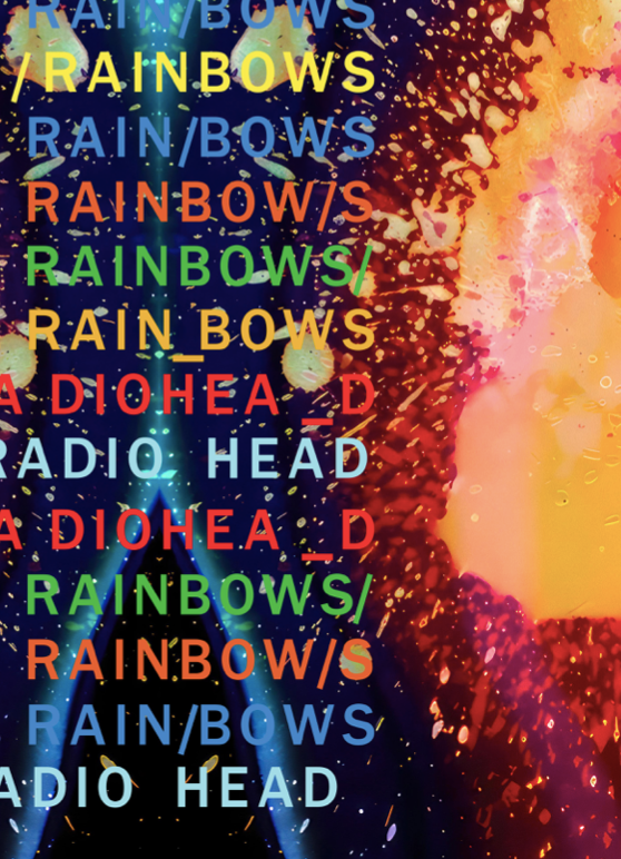 RADIOHEAD - IN RAINBOWS - Rare Portrait Music Poster,  Music Decor, Band Memorabilia, Music Lover Gift