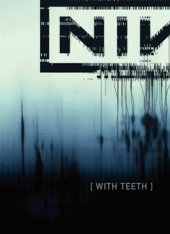 NIN - WITH TEETH - Rare Portrait Music Poster,  Music Decor, Band Memorabilia, Music Lover Gift