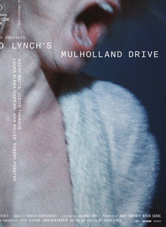 MULHOLLAND DRIVE  David Lynch  - Rare Fiilm Poster